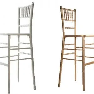 Sillas Cocteleras en Panamá | Dorado y Plateado